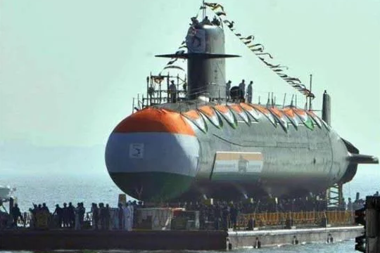 印度新型潜艇入役，为第三艘印度本土制造